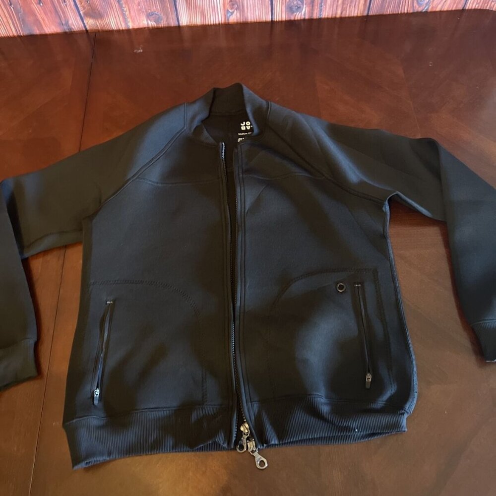 Women’s Joy‎ Lab Two-Way Zipper Athletic Jacket - Black, Size M